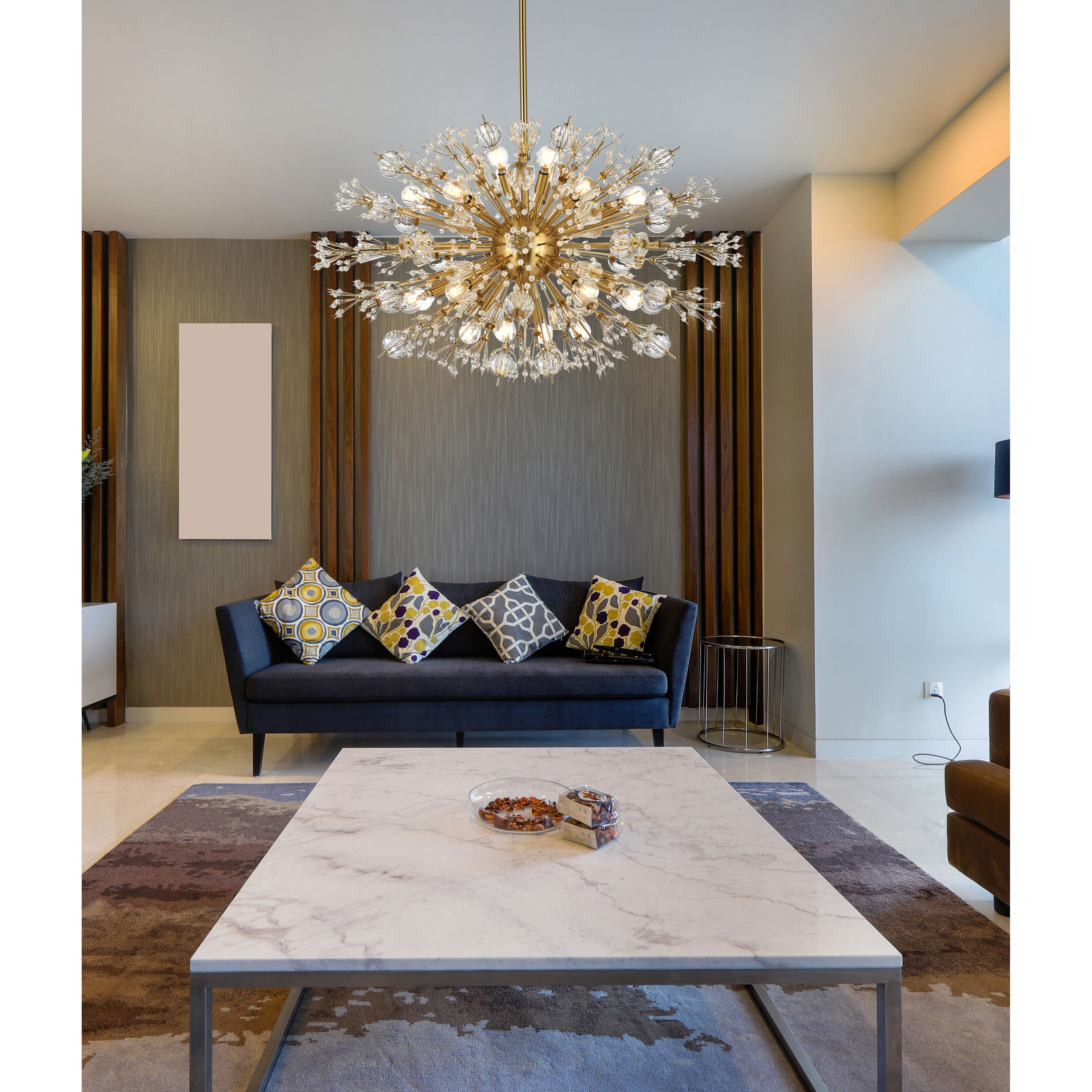 Vera 24 Light 36 inch Gold Pendant Ceiling Light