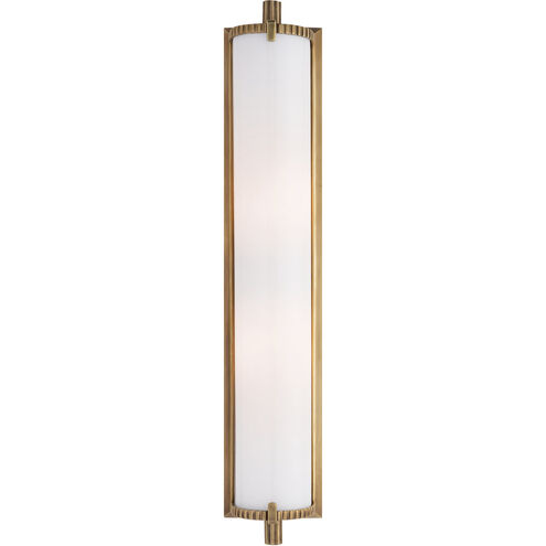 Thomas O'Brien Calliope2 2 Light 4 inch Hand-Rubbed Antique Brass Bath Light Wall Light