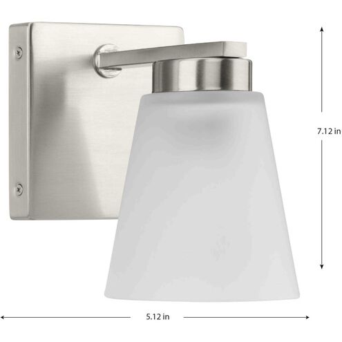 Tanner 1 Light 6.75 inch Brushed Nickel Vanity Light Wall Light