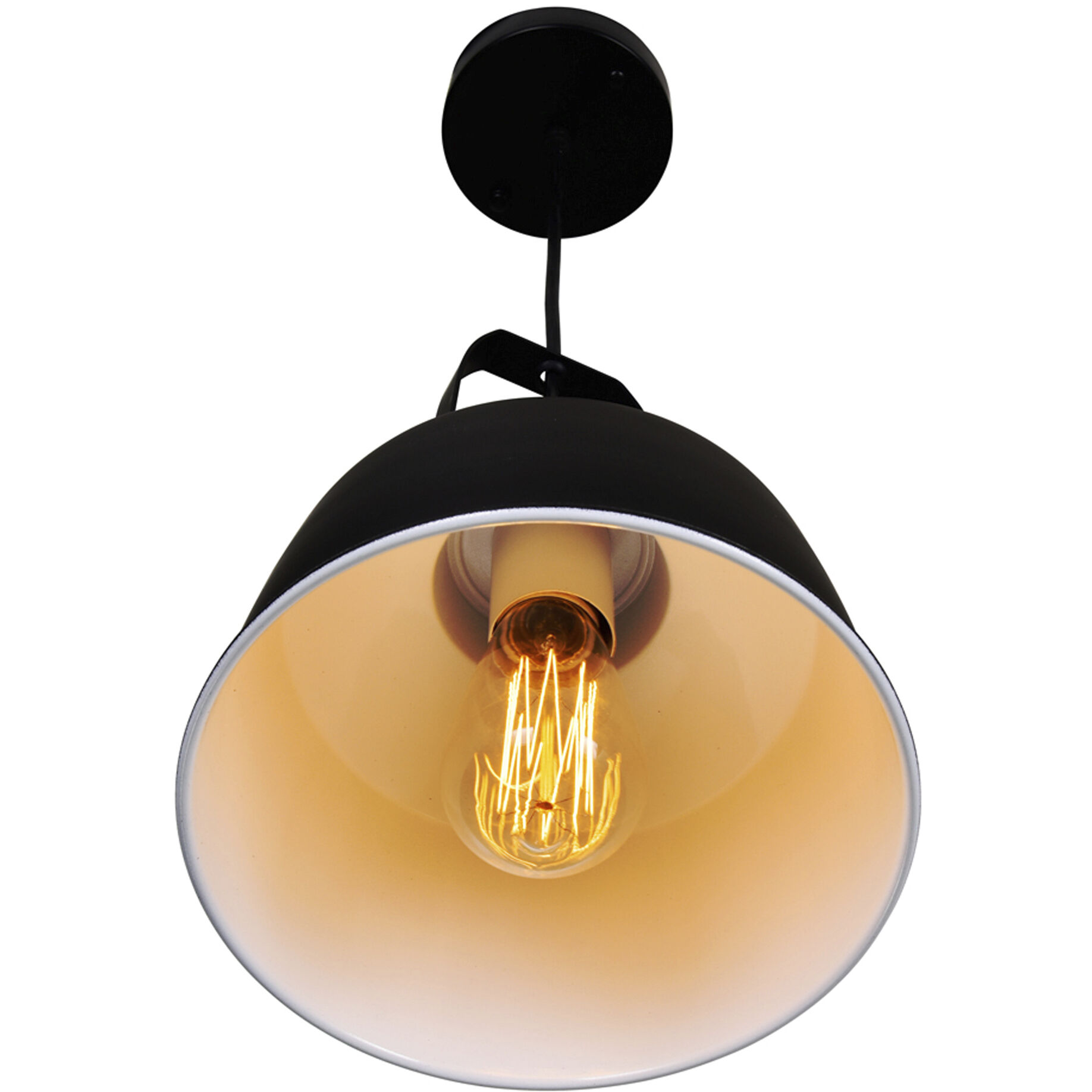 Elisa 1 Light 9 inch Black Down Pendant Ceiling Light