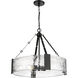 Rezi 4 Light 24.25 inch Matte Black Pendant Ceiling Light