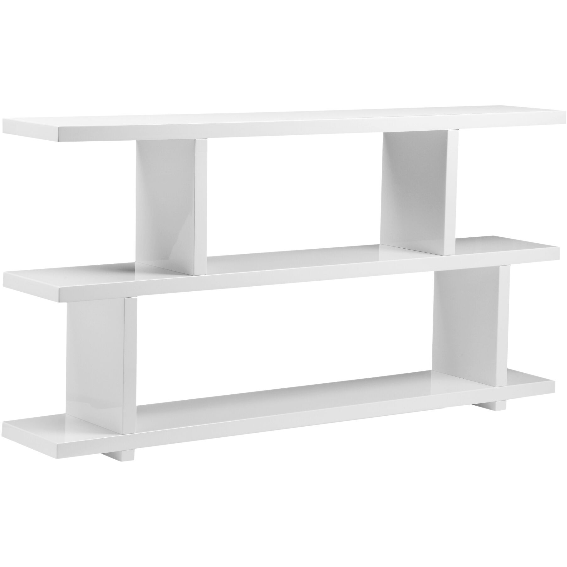 Miri 63 X 33 X 11 inch White Shelf, Small