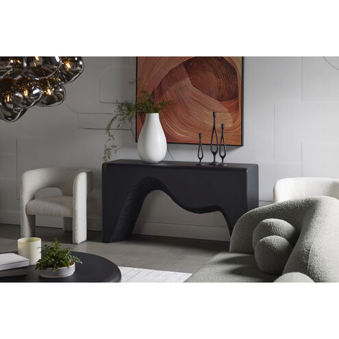 Montanus 62 X 32.5 inch Black Outdoor Console Table