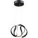 Mira LED 9.5 inch Black Pendant Ceiling Light