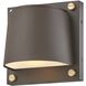Coastal Elements Scout LED 7 inch Architectural Bronze with Brass Outdoor Wall Mount Lantern