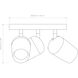 Koto Matte White 3 Light Interior Spotlight