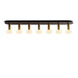 Combi LED 49 inch Brass Pendant Ceiling Light, Suspension / Flush Mount 2-in-1