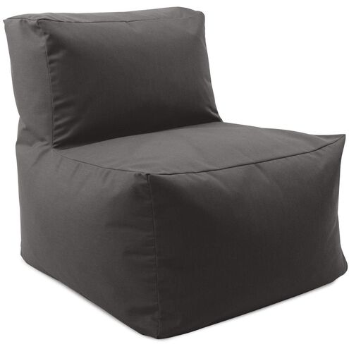 Seascape Charcoal Outdoor Pouf Chair