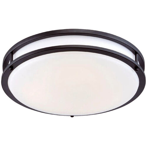 EnviroLite LED 16 inch Oil Rubbed Bronze Flush Mount Ceiling Light