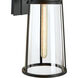 Cone 1 Light 12.75 inch Matte Black Outdoor Wall Sconce