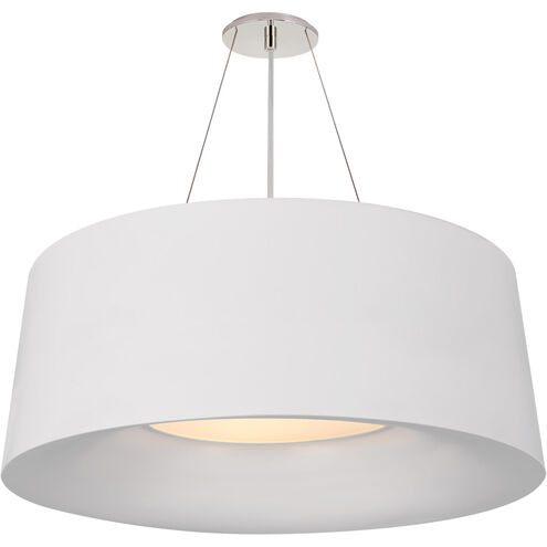 Barbara Barry Halo 3 Light 27.5 inch Matte White Hanging Shade Ceiling Light, Medium