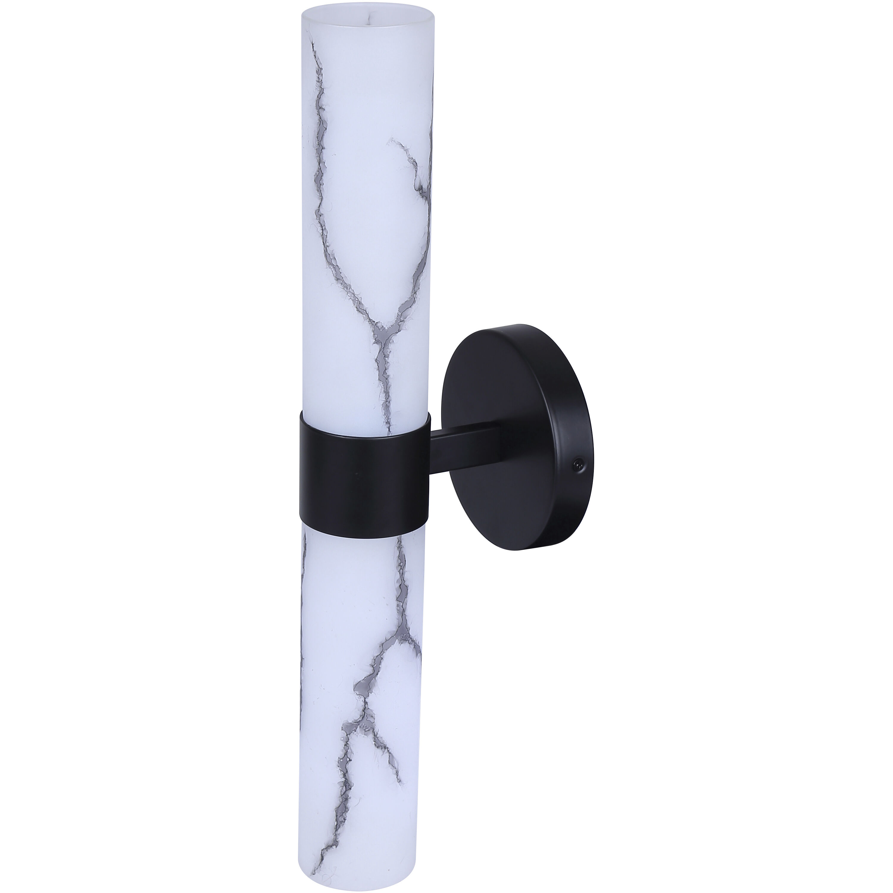 Kristella 2 Light 6 inch Black Vanity Light Wall Light