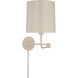 Barbara Barry Go Lightly 8.75 inch 15 watt China White Swing Arm Wall Light