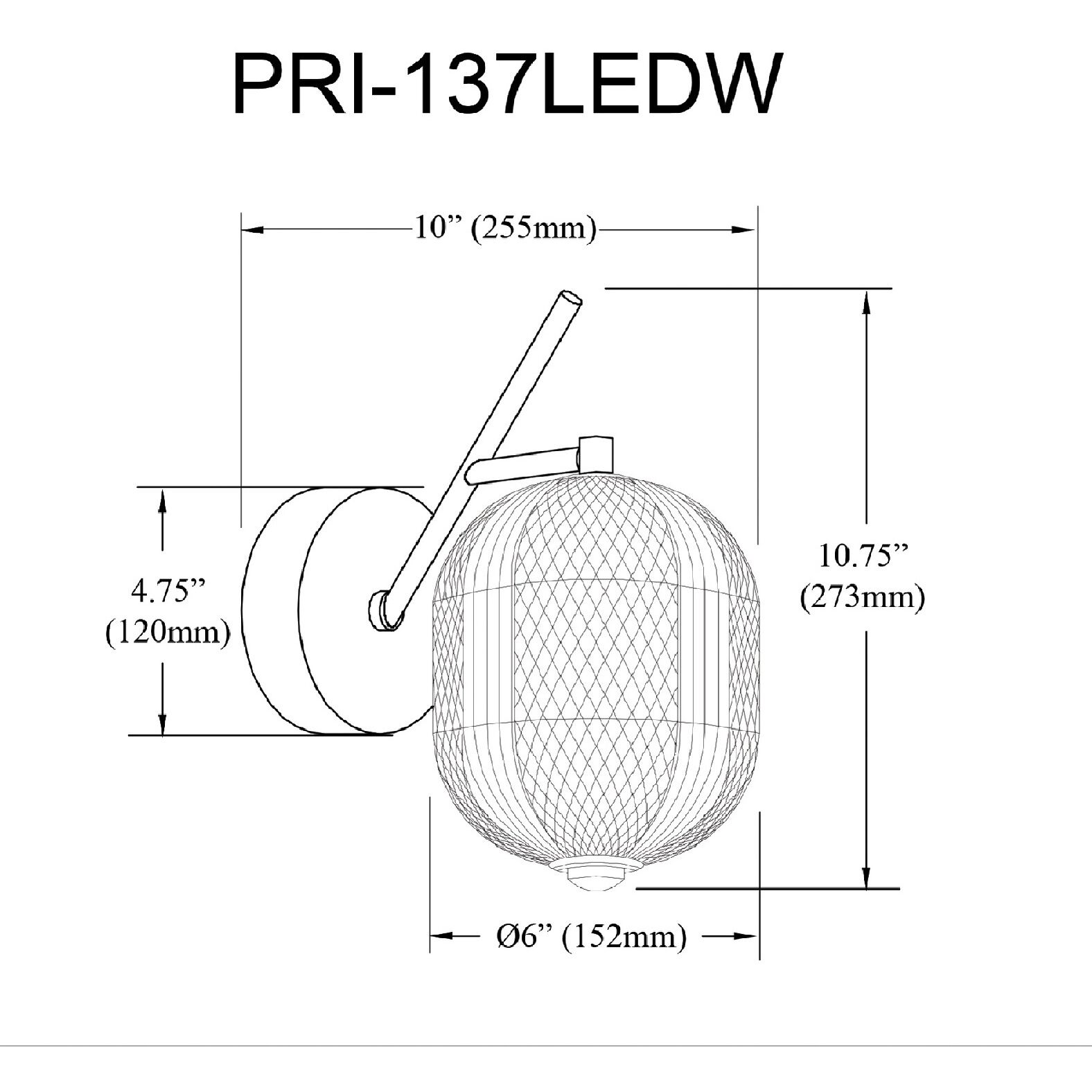 Peri Wall Sconce Wall Light in Aged Brass