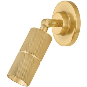 Truett LED 5 inch Aged Brass Wall Sconce Wall Light