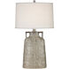 Naxos 34 inch 100 watt Dark Cream Table Lamp Portable Light
