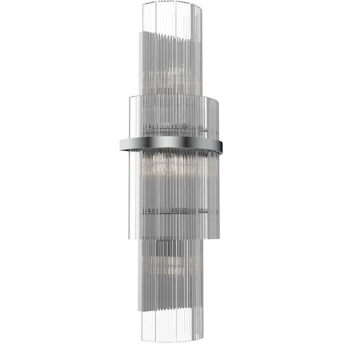 Carlisle 4 Light 40.2 inch Polished Nickel Vanity Light Wall Light