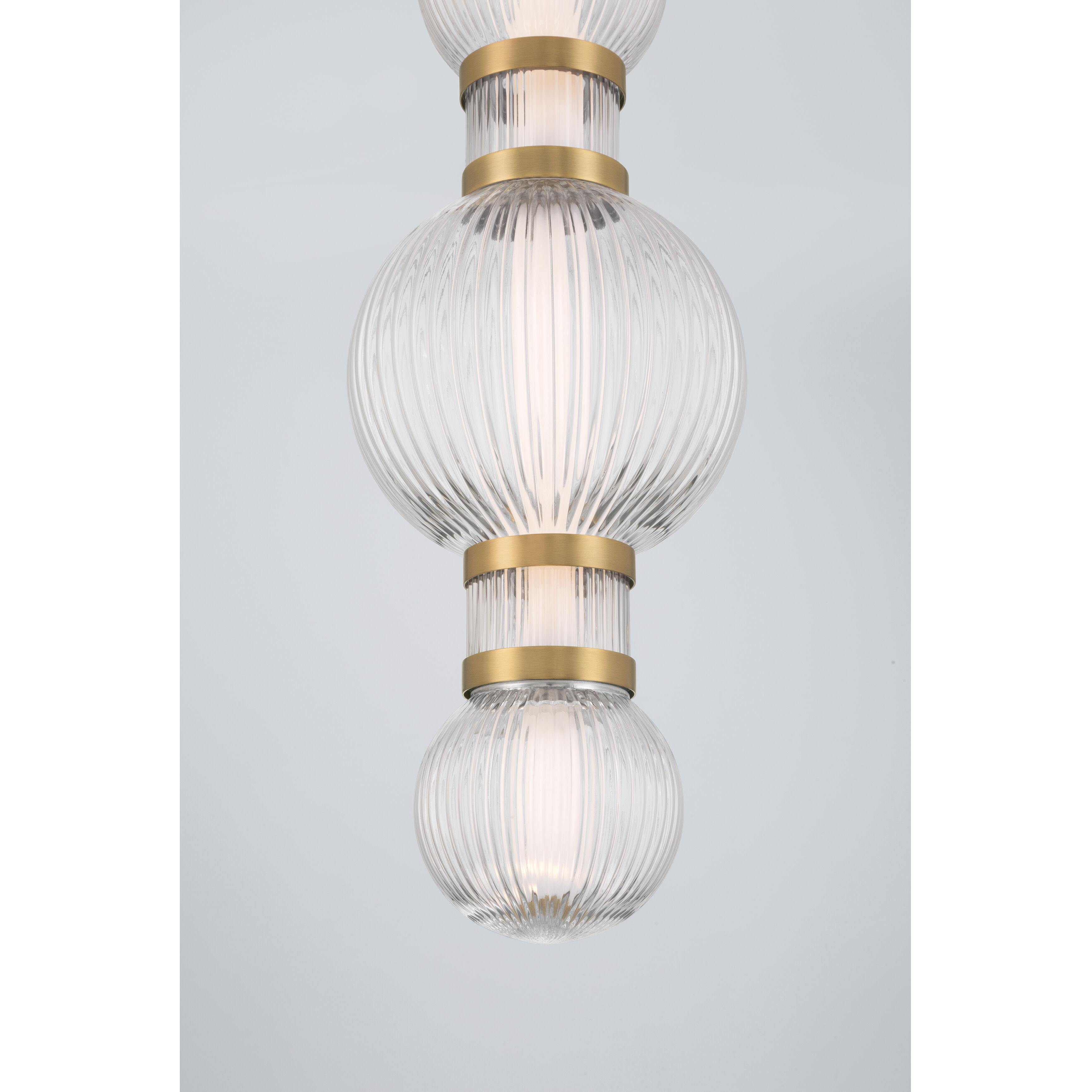 Cordel LED 8 inch Legacy Brass Mini Pendant Ceiling Light