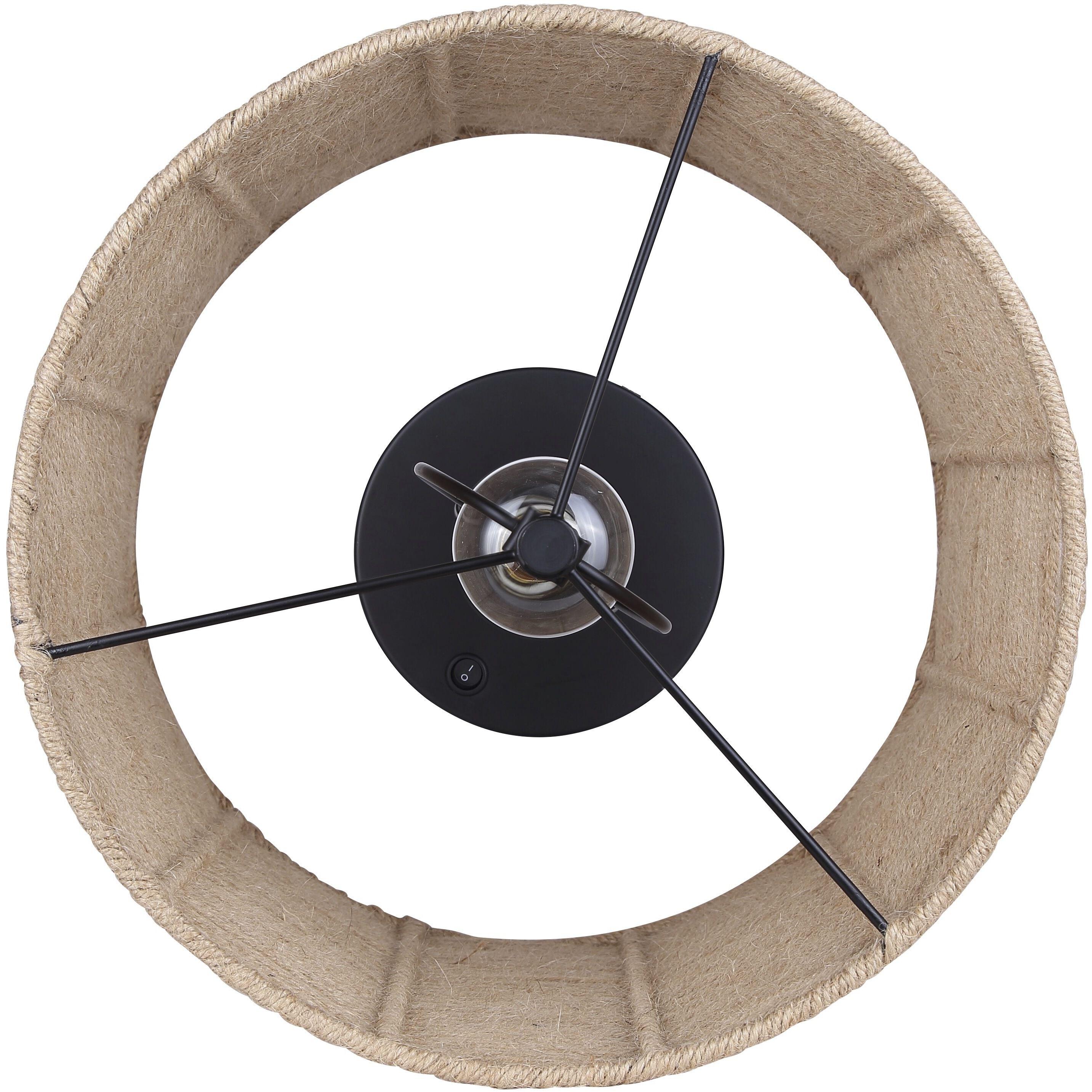 Lano 24 inch 60.00 watt Matte Black Table Lamp Portable Light