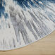 Darica Blue Rug in 7 Round