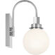 Hex LED 5.75 inch Chrome Wall Sconce Wall Light