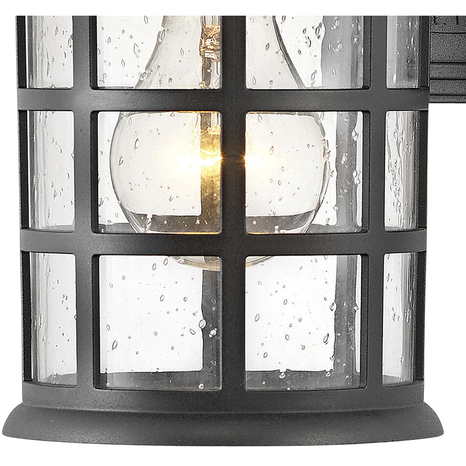 Freeport Coastal Elements Outdoor Wall Mount Lantern in Textured Black