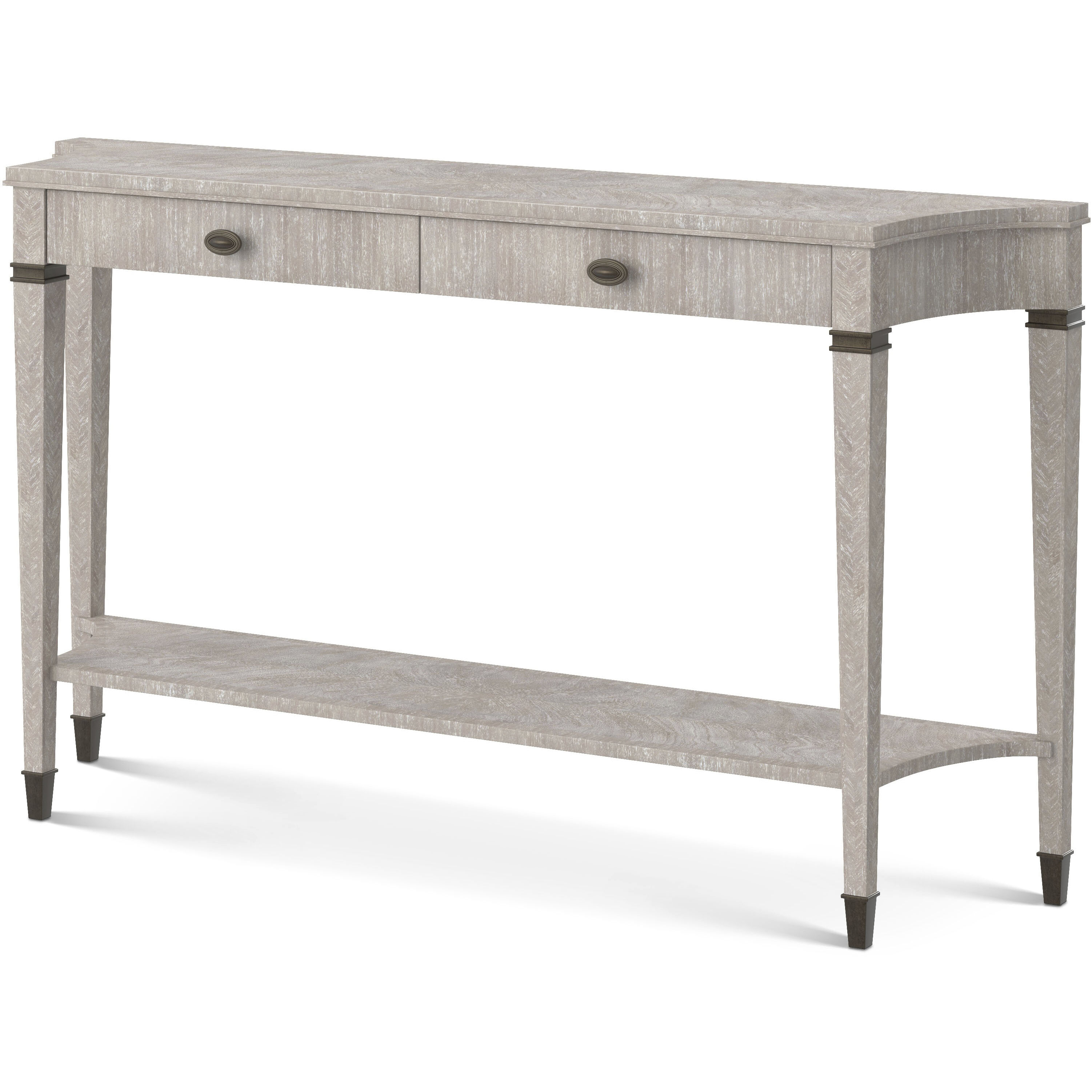 Hawthorne 60 X 14 inch Geo Coast Console Table, Wooden, Marlborough by Alexa Hampton