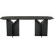 Darius 85 X 35 inch Matte Black Dining Table/Desk