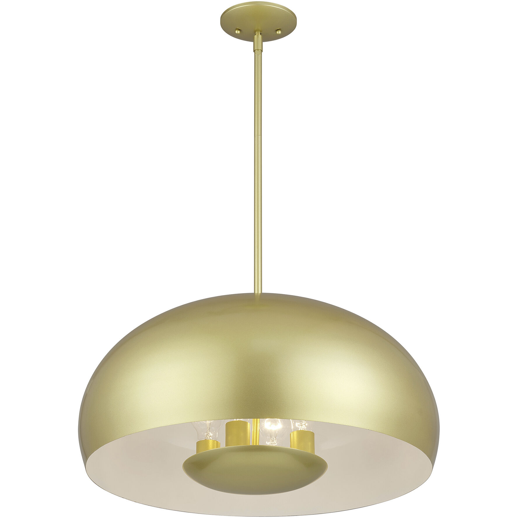 Domma 4 Light 22.5 inch Soft Gold Pendant Ceiling Light