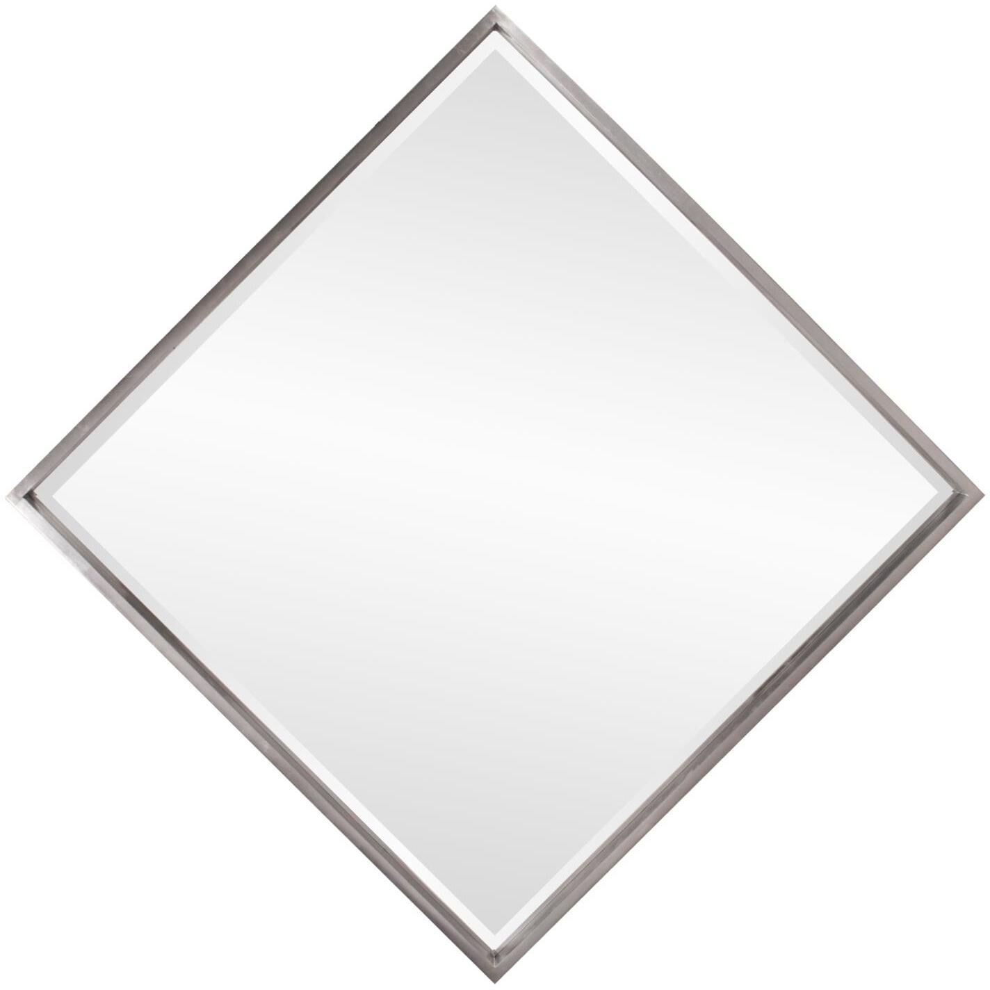Isa 40 X 40 inch Bright Nickel Wall Mirror