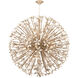 Corfu 16 Light 40 inch Ivory Coco Chandelier Ceiling Light