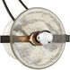 Circumstellar 8 Light 37.25 inch Black Iron Disc Chandelier Ceiling Light