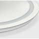 Mera 36 X 36 inch Might Bright White LED Wall Mirror