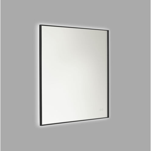 Cadre 30 X 30 inch Midnight Black Backlit Wall Mirror