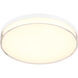 Vantage LED 11 inch White Flush Mount Ceiling Light, Outdoor