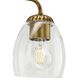 Quillan 4 Light 33.62 inch Gold Ombre Bathroom Vanity Light Wall Light