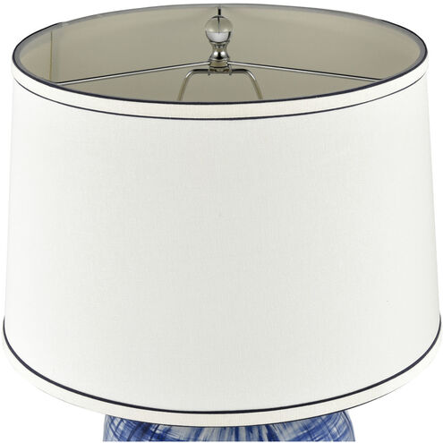 Bellcrossing 31 inch 150.00 watt Blue Table Lamp Portable Light