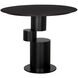 Nola 36 X 36 inch Matte Black Dining Table