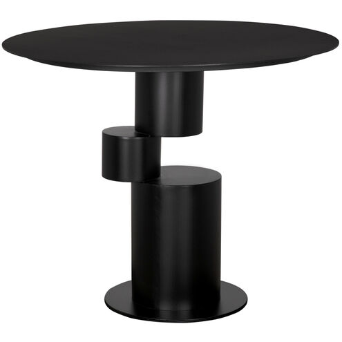 Nola 36 X 36 inch Matte Black Dining Table