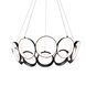 Oros LED 29.13 inch Black Chandelier Ceiling Light