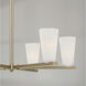 Romy 6 Light 36 inch Matte Brass Chandelier Ceiling Light