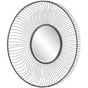 Othello 39.75 X 39.75 inch Graphite Mirror
