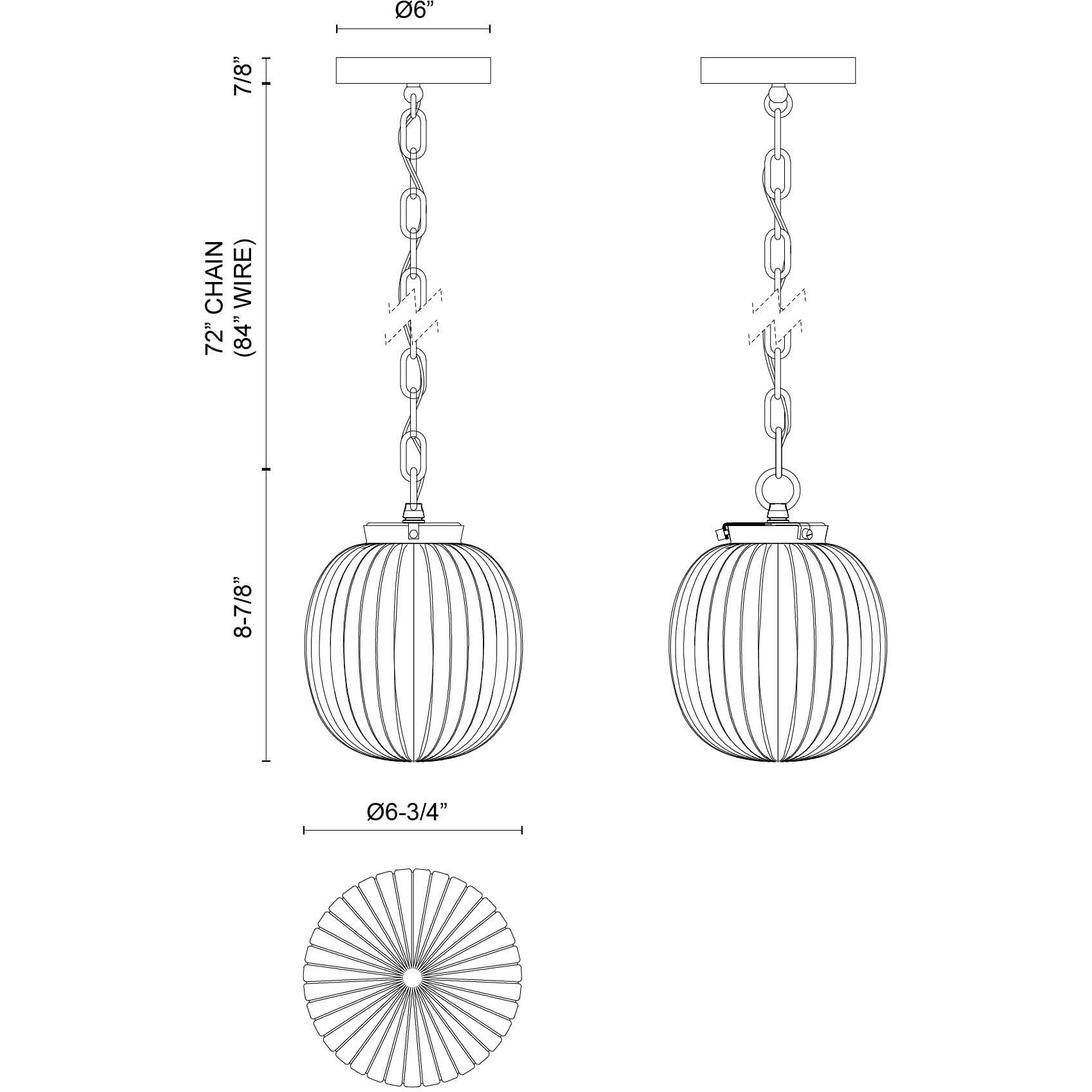 Alora Mood Cherise Pendant Ceiling Light in Brushed Gold