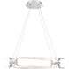 Charmed LED 24 inch Brushed Nickel Pendant Ceiling Light in 24in, dweLED