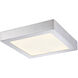 Avon 8.75 inch Satin Nickel Flush Mount Ceiling Light, Small