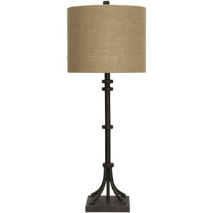 Signature 36 inch 150 watt Industrial Bronze Table Lamp Portable Light