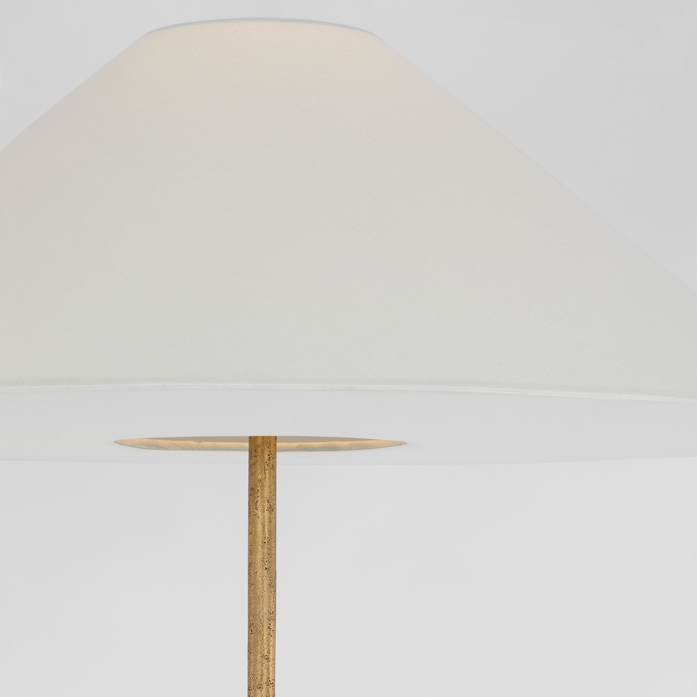 Kelly Wearstler Zealous 61.5 inch 15.00 watt Museum Brass Floor Lamp Portable Light