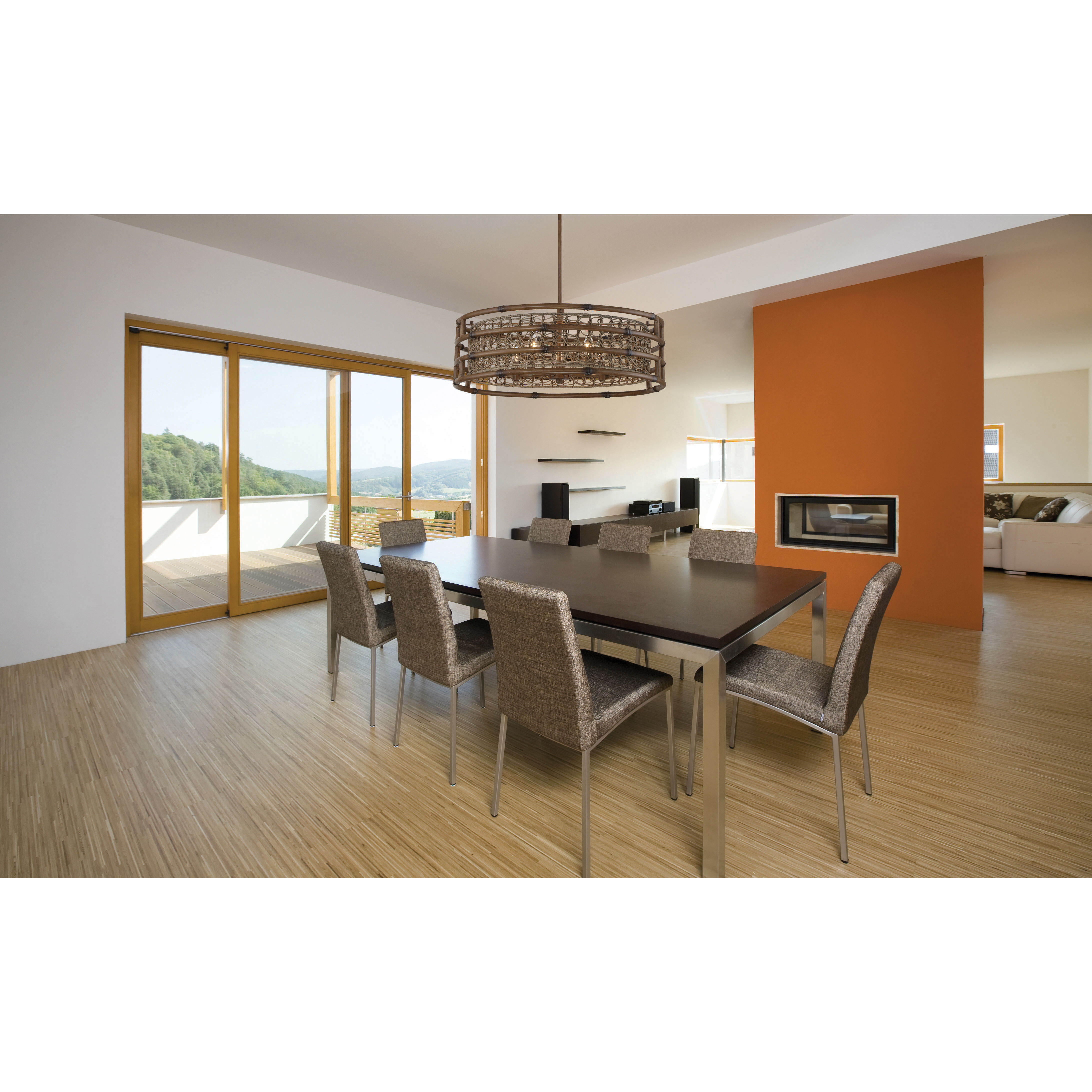 Treviso 5 Light 25.75 inch Grapevine Pendant Ceiling Light