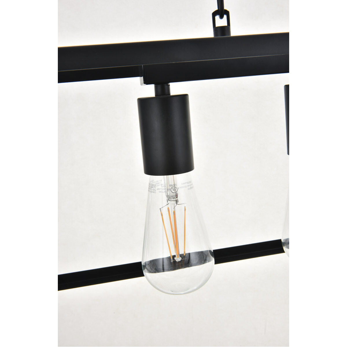Resolute 3 Light 25 inch Black Pendant Ceiling Light