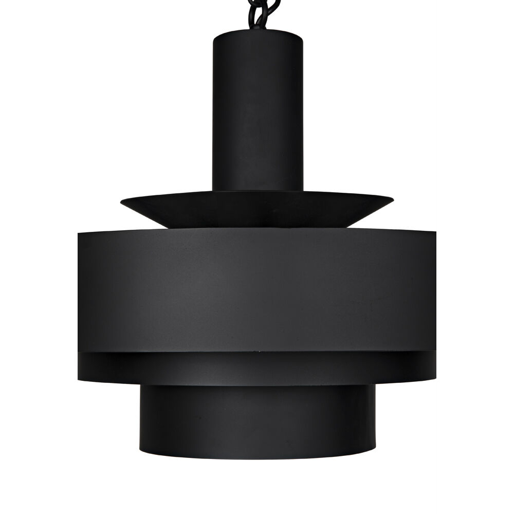 Parlor 4 Light 22 inch Matte Black Pendant Ceiling Light